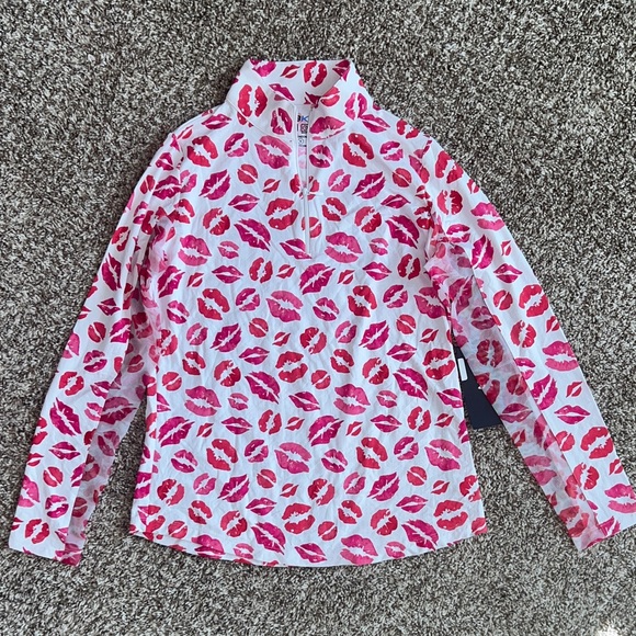 IBKUL Tops - IBKUL NWT KISS ME KATE Long Sleeve Tennis, Golf, Pickleball Cooling Shirt Size S